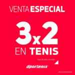 Venta Especial Dportenis: 3x2 en tenis por tiempo limitado