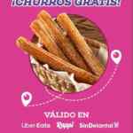 Promoción de San Valentín El Portón: churros Gratis en pedidos a domicilio