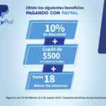 Promoción Elektra Paypal: 10% de descuento + cupón de $500 + 18 MSI