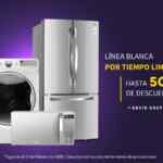 En Elektra hasta 50% de descuento en línea blanca