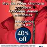 Promoción Ferrioni: Hasta 40% de descuento en suéteres, chamarras y chalecos para toda la familia