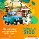 Promoción Granja las Américas tardes de $100: Entrada a $100 de martes a viernes a partir de la 1:00 PM