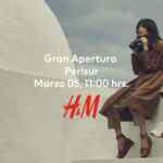 Promoción H&M Perisur: gift card de $300 para las primeras 100 personas por inauguración el 5 de marzo