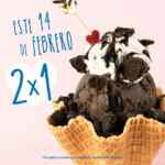 Promoción Helados Dolphy San Valentín: 2x1 en sundaes el 14 de febrero