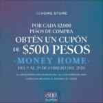 Promoción The Home Store Money Home: Obtén cupón de $500 por cada $2,000 de compra
