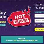 Promociones Hot Travel 2020 del 9 al 13 de marzo