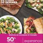 Promoción Liverpool Experiencia Gourmet: 2x1 y medio en platillos Deli