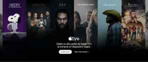 Promoción Apple: Obtén un año de Apple TV+ gratis al comprar un iPhone, iPad, iPod touch, Apple TV o Mac