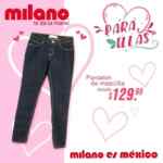 Promoción de San Valentín Milano: pantalón de mezclilla para mujer a $129.99 pesos
