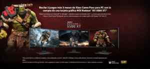 Promoción MSI AMD Radeon: 2 videojuegos + 3 meses de Xbox Game Pass en la compra de una tarjeta gráfica