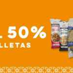 Promoción Nutrisa de 2x1 y medio en todas las galletas