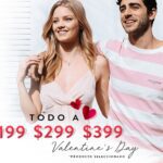 Ofertas de San Valentín Ösom de prendas a $199, $299 y $399