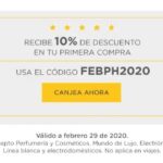 Código Palacio de Hierro Febrero 2020 de 10% de descuento en toda la tienda en línea