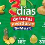Ofertas S-Mart 3 días de frutas y verduras del 4 al 6 de febrero 2020