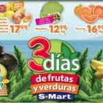 Ofertas S-Mart 3 Días de frutas y verduras del 25 al 27 de febrero 2020