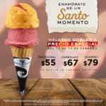 Promoción Santa Clara San Valentín: Helados dobles a precio especial esta semana desde $55