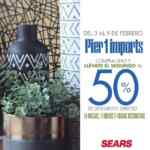 En Sears 2x1 y medio en vasijas, floreros y figuras decorativas Pier1 Imports