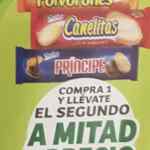 En Soriana segundo a mitad de precio en galletas Marinela tubo