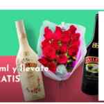 Cupón Soriana Soriticket 14 de febrero: 12 rosas Gratis en la compra de un Baileys