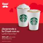 Starbucks promoción de San Valentín: 50% de descuento en todas las bebidas al pedir por Rappi y Uber Eats