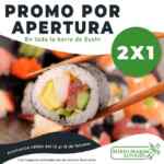 Promoción apertura Sushi Makin Pabellón Azcapotzalco: 2x1 en toda la barra de sushi