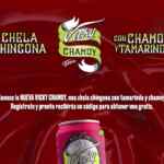 Nueva cerveza Victoria Vicky Chamoy Gratis por Rappi llenando la forma