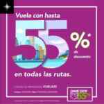 En Volaris hasta 55% de descuento en todas las rutas nacionales e internacionales