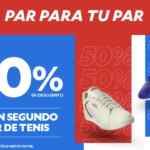 Promoción Innovasport de 50% de descuento en el segundo par de tenis