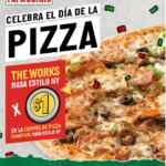 Promoción Papa Johns Día de la Pizza 2020: segunda pizza The Works a $1 peso