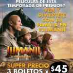 Promoción matiné Cinépolis: Boletos para Jumanji el siguiente nivel a $15 c/u este fin de semana