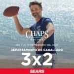 Promoción Sears: 3x2 en prendas de la marca Chaps