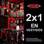 En tiendas Toxic 2x1 en vestidos seleccionados