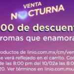 Venta Nocturna Linio 10 de febrero: $300 de descuento en perfumes