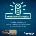 Promoción Banca Mifel de 6 meses sin intereses en todas las compras del 20 de marzo al 20 de abril