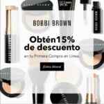 Cupón Bobbi Brown de 15% de descuento en tu primera compra