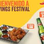 Promoción Chilis Wings Festival de alitas y cervezas desde $29 pesos