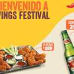 Promoción Chilis Wings Festival de alitas y cervezas desde $29 pesos