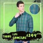 Promoción Cuidado con el Perro: Todas las camisas para hombre a $149 este fin de semana largo