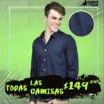 Promoción Cuidado con el Perro: Todas las camisas para hombre a $149 este fin de semana largo