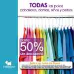 Promoción Ferrioni: Hasta 50% de descuento en todas las polos para toda la familia