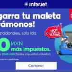 Ofertas Interjet Hot Travel 2020: rutas nacionales desde $10 + impuestos