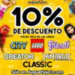 En Juguetibici 10% de descuento adicional en juguetes Lego seleccionados