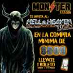 Boletos gratis para el Hell & Heaven Metal Fest si compras $500 en King Monster sucursal Aragón