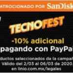 Tecnofest Linio del 2 al 6 de marzo: Descuentos en tecnología y 10% adicional pagando con Paypal