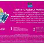 Compra en Liverpool.com.mx y recibe de regalo una renta gratis en Cinépolis Klic