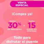 Liverpool Venta Especial del 13 al 16 de marzo 2020: hasta 30% de descuento + 15 MSI o hasta 44% de descuento