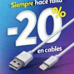 20% de descuento en cables para celular en Mobo