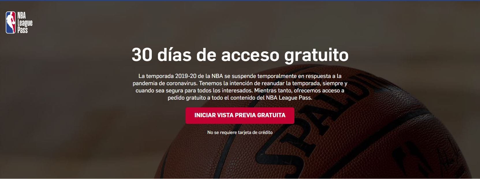NBA League Pass On demand gratis por 30 días