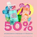 Festival de la mujer Natural Scents: 50% de descuento a partir del segundo producto