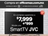 En Office Max pantalla Smart TV JVC por $999 en la compra de $7,999 + 12 MSI